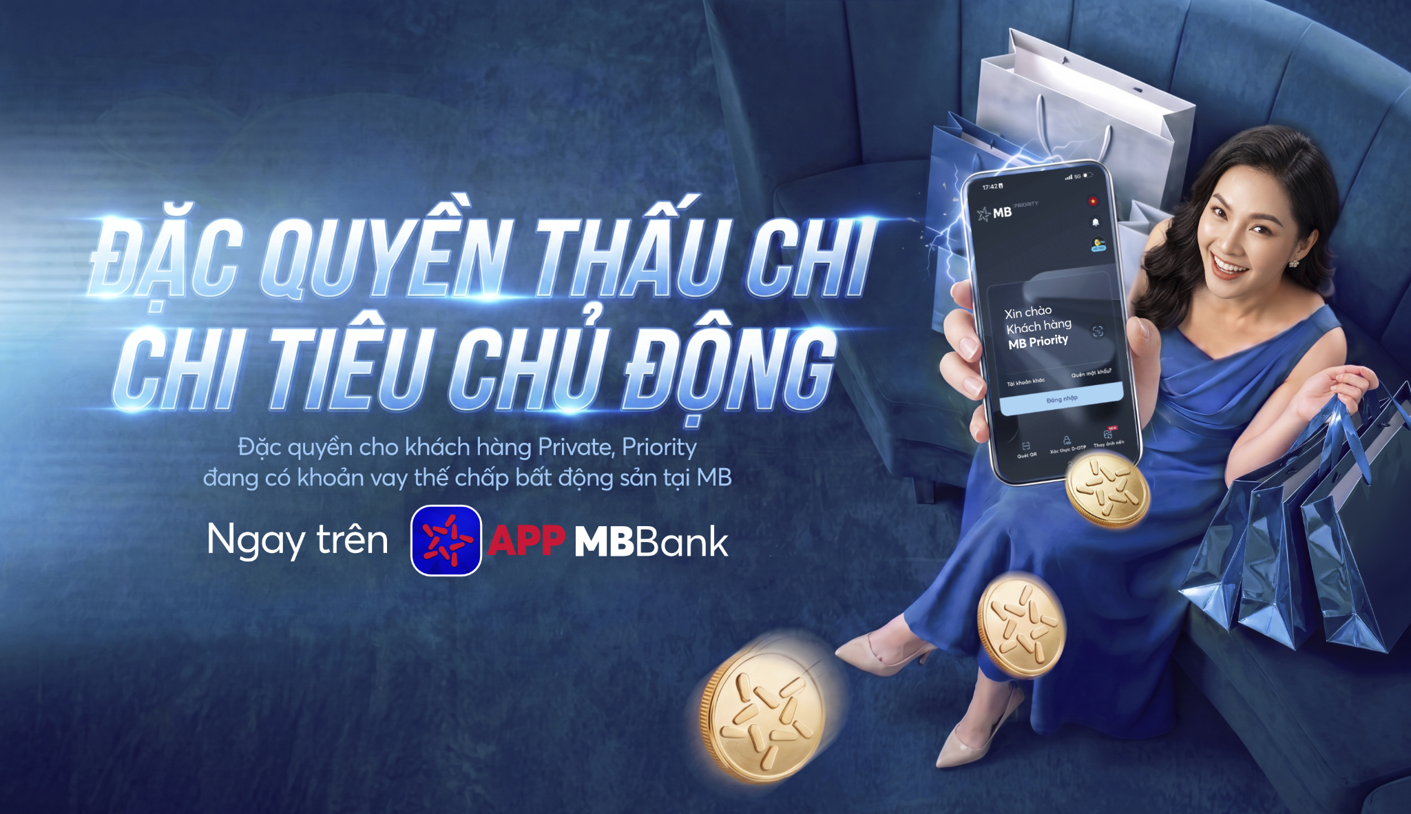 Đặc quyền thấu chi - Chi tiêu chủ động cùng MB Pri Plus