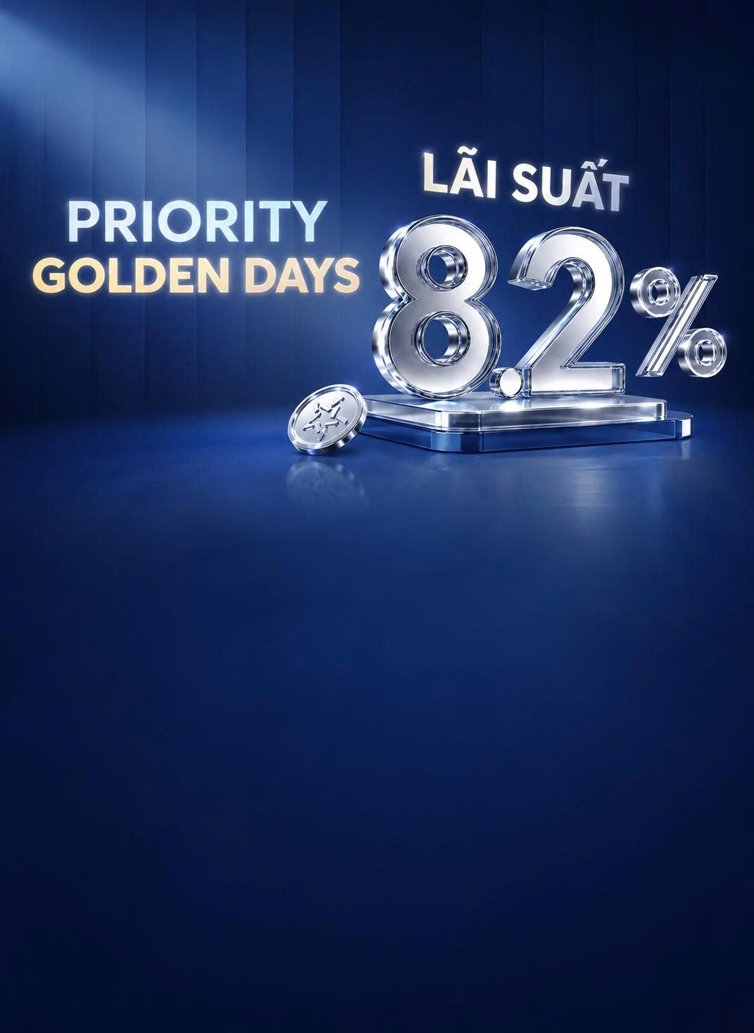 Priority Golden Days - Cộng thêm đến 2,4%/năm lãi suất tiền gửi