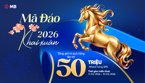 CHƯƠNG TRÌNH “MÃ ĐÁO KHAI XUÂN” DÀNH CHO DOANH NGHIỆP SME MỞ HỢP ĐỒNG TIỀN GỬI TỪ 3 TỶ ĐỒNG