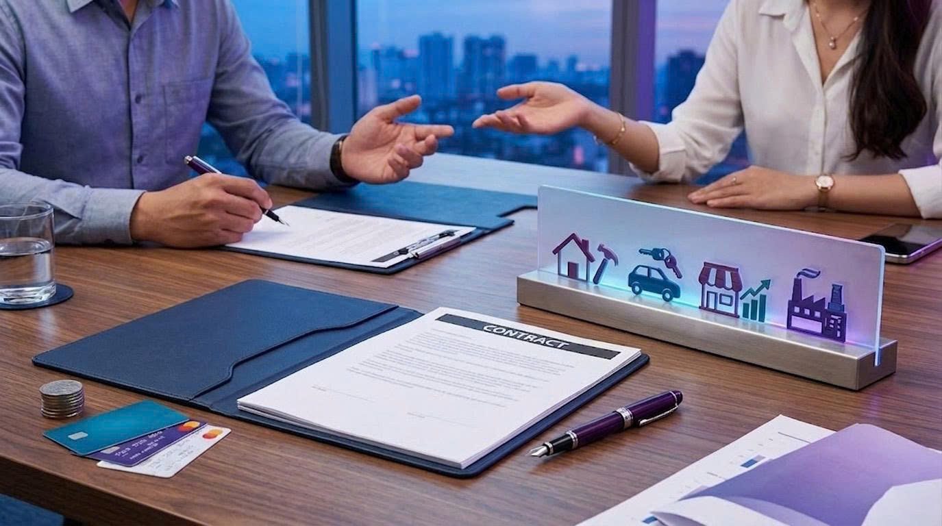 Vay tín chấp linh hoạt - Bao gồm: Tín chấp và 1 phần tài sản
