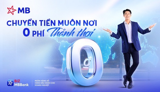 Ưu đãi doanh nghiệp xuất nhập khẩu “chuyển tiền quốc tế 0 đồng” trên Biz MBBank