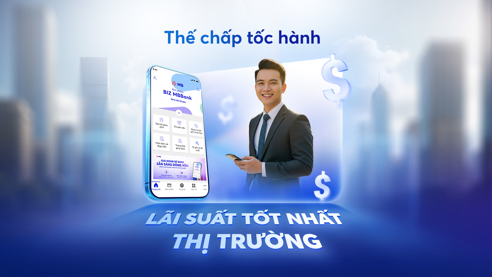 Vay thế chấp tốc hành - 100% tài sản: Tiền gửi, Bất động sản, Ô tô