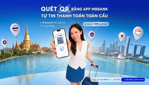 Thanh toán QR toàn cầu trên App MBBank