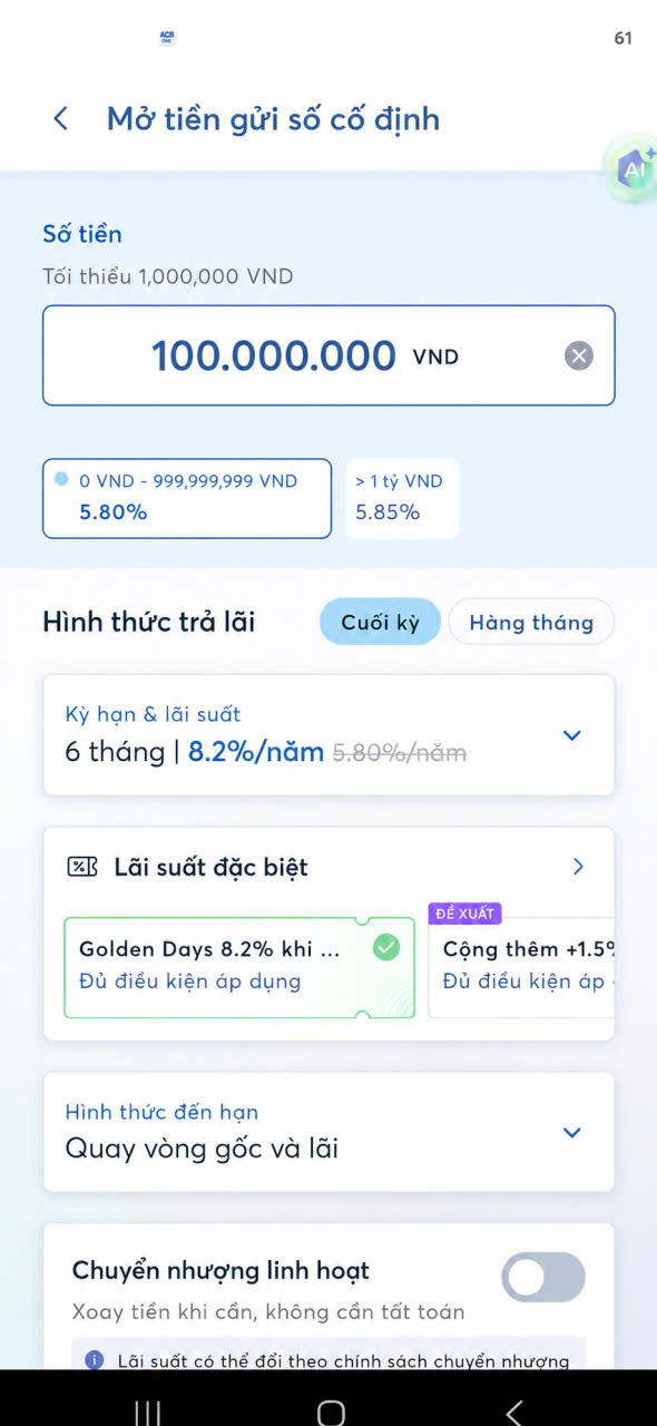 Hình minh họa ưu đãi: Priority Golden Days - Cộng thêm đến 2,4%/năm lãi suất tiền gửi