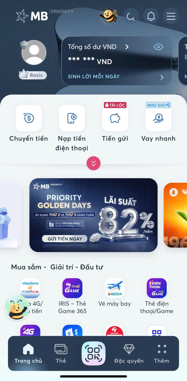 Hình minh họa ưu đãi: Priority Golden Days - Cộng thêm đến 2,4%/năm lãi suất tiền gửi